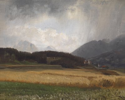 French : Ambiance de pluie sur Igls - Anton Hlavacek