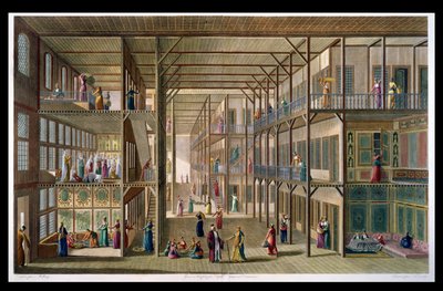 Intérieur du Harem du Grand Seigneur de Constantinople, gravé par François Denis Nee (1732-1817) 1811 - Anton Ignaz Melling