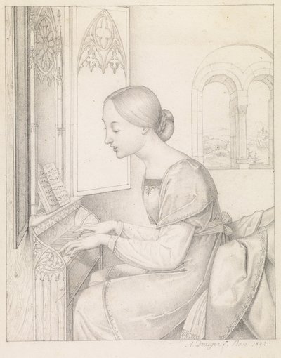 Sainte Cécile - Anton Josef Dräger