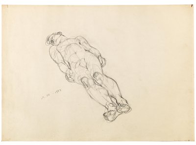 Anton Kolig Nu masculin couché 1933 - Anton Kolig