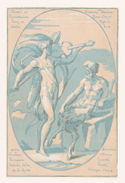 Concours entre Apollon et Marsyas - Anton Maria I Zanetti