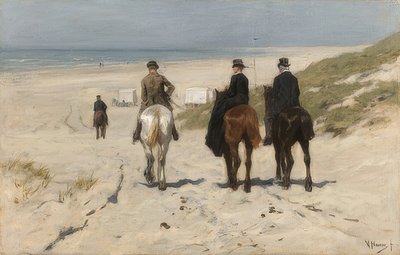 Promenade sur la plage - Anton Mauve