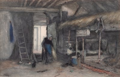 Tâches du matin, vers 1845-65 - Anton Mauve