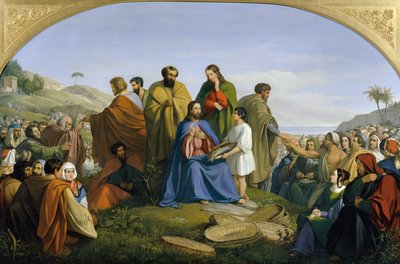 Multiplication des pains - Anton Ritter von Perger