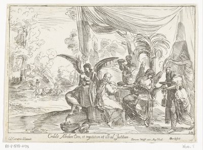 Abraham reçoit les trois anges - Anton van der Borcht