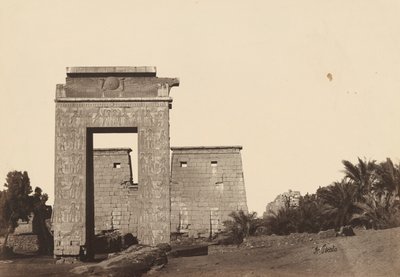 Karnak : Porte de Khonsu - Antonio Beato