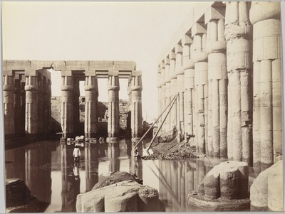 Temple de Louxor, vue de la cour d