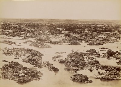 [View of the First Cataract] / [Vue de la Premiere Cataracte] - Antonio Beato