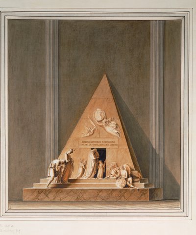 Esquisse du tombeau de l