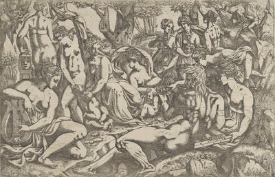 Muses au pied du mont Parnasse - Antonio Fantuzzi