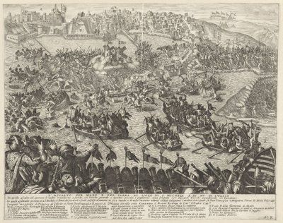 Attaque par mer et terre sur San Michele - Antonio Francesco Lucini