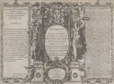 Frontispice pour Dessins de la guerre, siège et assaut de l