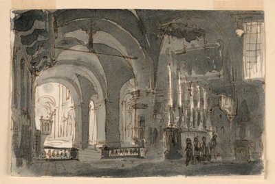 Vieille cathédrale à Brescia - Antonio Giuseppe Basoli