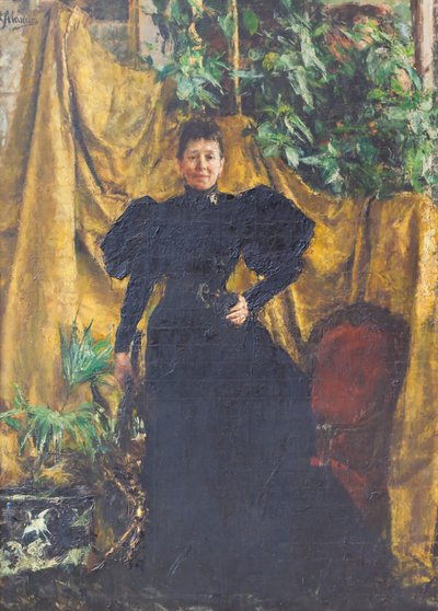 Portrait de Signora Pantaleoni - Antonio Mancini