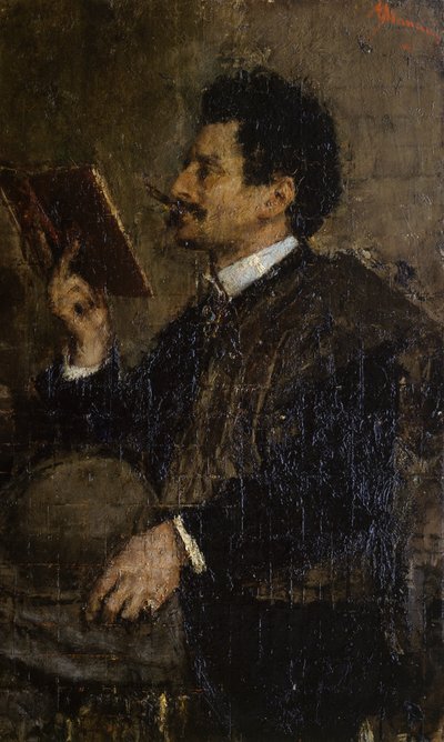 Portrait du critique Saverio Kambo - Antonio Mancini