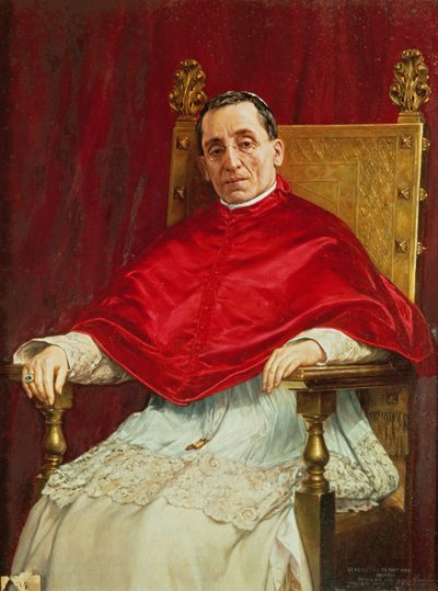Portrait du Pape Benoît XV - Antonio Maria Fabres y Costa
