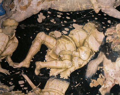 Sujet chevaleresque, (détail) - Antonio Pisanello