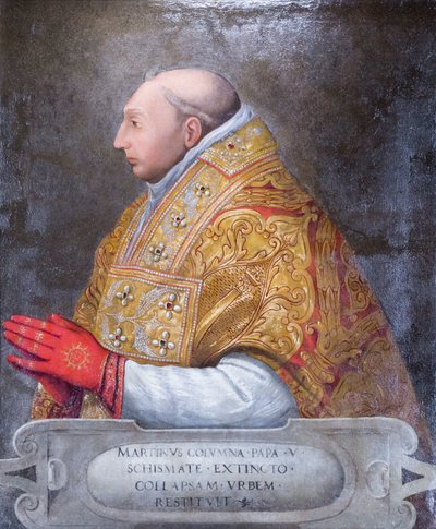 Portrait du Pape Martin V Colonna - Antonio Pisanello
