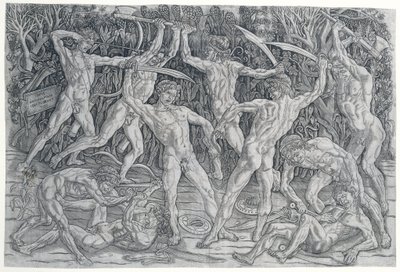 Bataille des nus - Antonio Pollaiuolo