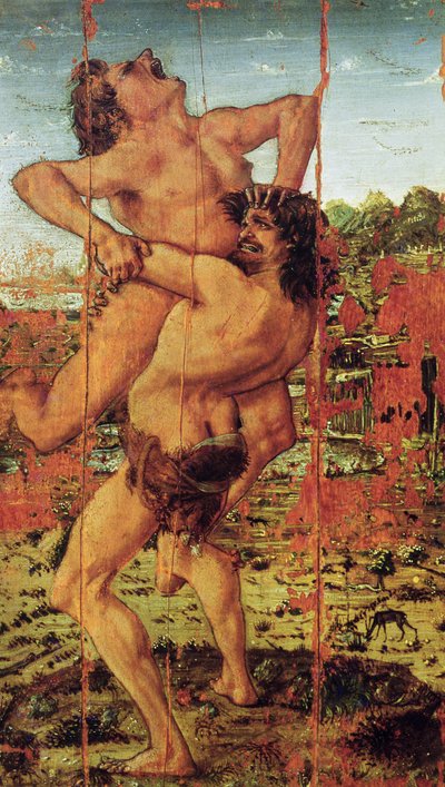 Hercule et Antée, 1478 - Antonio Pollaiuolo
