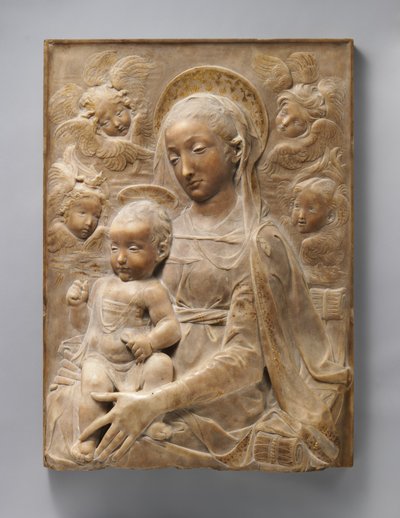 Madone et enfant avec anges, c.1455-60 - Antonio Rossellino