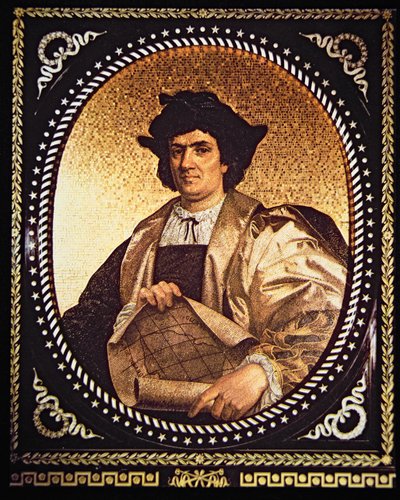 Christophe Colomb (mosaïque) - Antonio Salviati