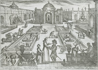 Avril : un jardin - Antonio Tempesta