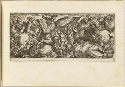 Bataille entre cavalerie et infanterie - Antonio Tempesta