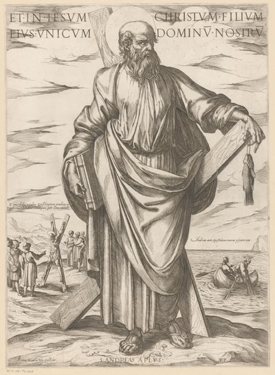 Saint André
Et in Iesum Christum filium eius uniuum dominu nostru (titre sur l