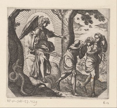Expulsion du Paradis - Antonio Tempesta