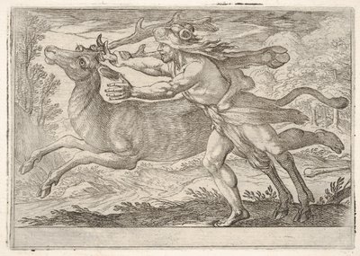 Hercule et la biche du mont Cerynea - Antonio Tempesta