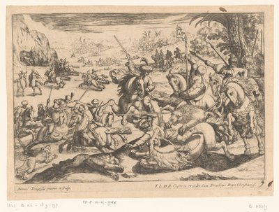 Chasse aux lions - Antonio Tempesta