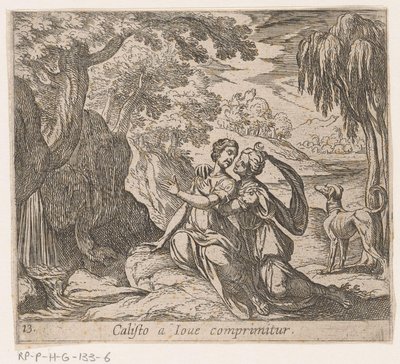 Jupiter et Callisto (Calisto a Iove Comprimitur) (Métamorphoses d