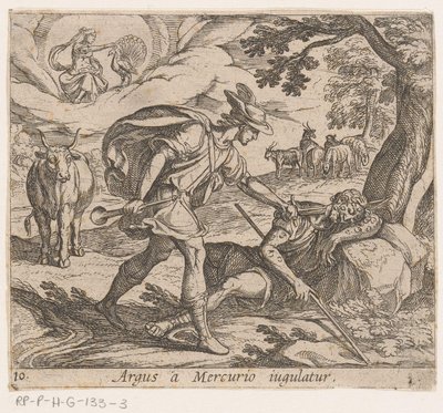 Mercure tue Argus - Antonio Tempesta
