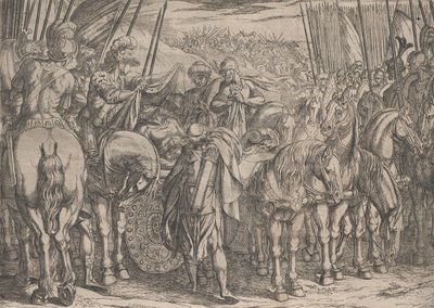Alexandre trouvant le corps de Darius, des Actes d