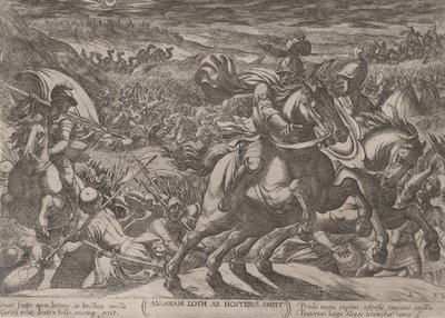 Planche 2: Abraham libérant son neveu Lot, des 