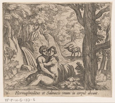 Salmacis et Hermaphroditus - Antonio Tempesta