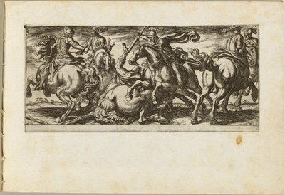 Six cavaliers en combat - Antonio Tempesta