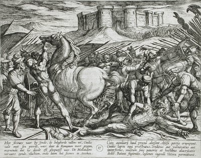Les Romains induits en erreur par le cheval de Civilis, croyant qu