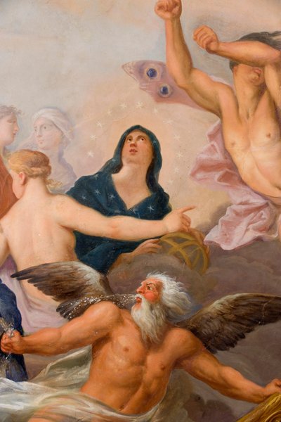 Minerva entourée des Arts et des Sciences (détail) - Antonio Verrio