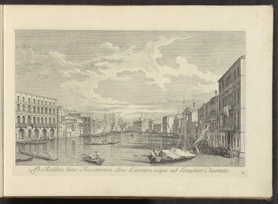 Vue sur le Grand Canal à Venise - Antonio Visentini