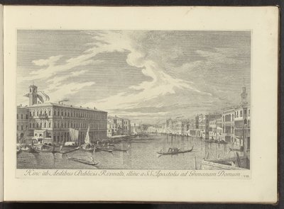 Vue sur le Grand Canal à Venise - Antonio Visentini