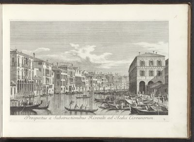 Vue du Grand Canal à Venise - Antonio Visentini