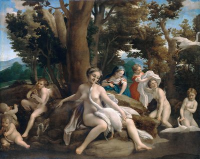 Léda et le cygne - Antonio da Correggio