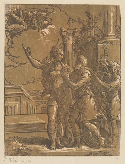 Empereur Auguste et la Sibylle Tiburtine - Antonio da Trento