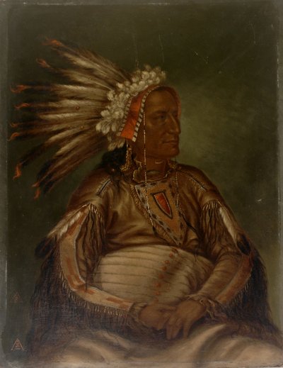 O-mata-ah-luta (Plume rouge) - Antonion Zeno Shindler