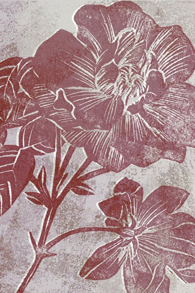 Fleurs rustiques bordeaux - Apostrofo Design