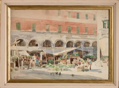 Marché aux fruits - Arcangelo Salvarani