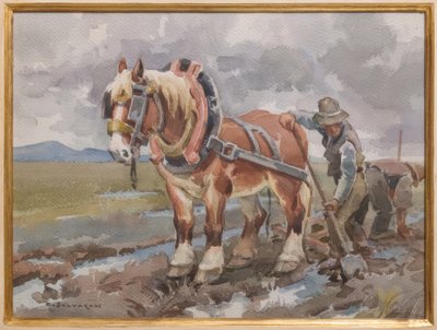 Travail dans les champs - Arcangelo Salvarani