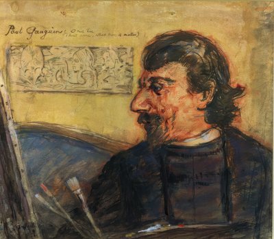 Portrait de Paul Gauguin - Archibald Standish Hartrick